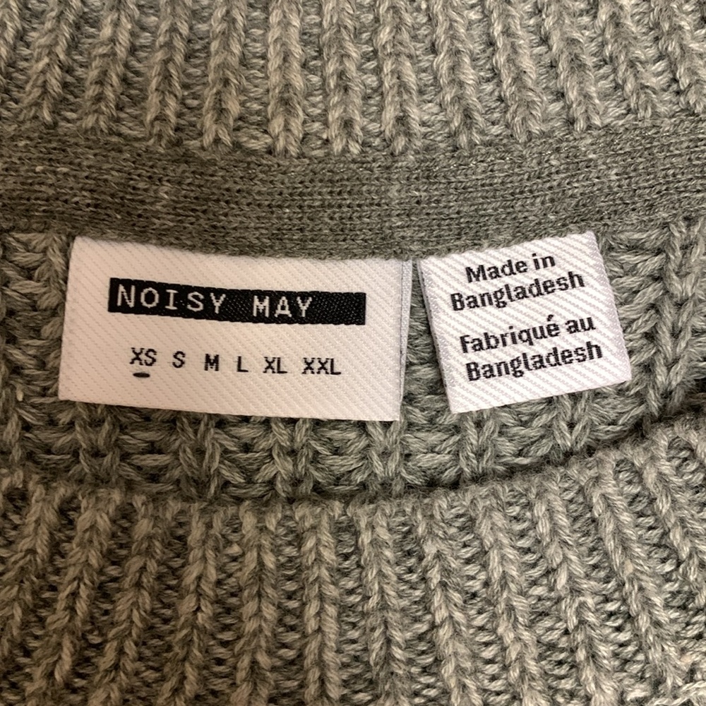 Noisy May Heather Grey Sweater Dress - Picture 9 of 14